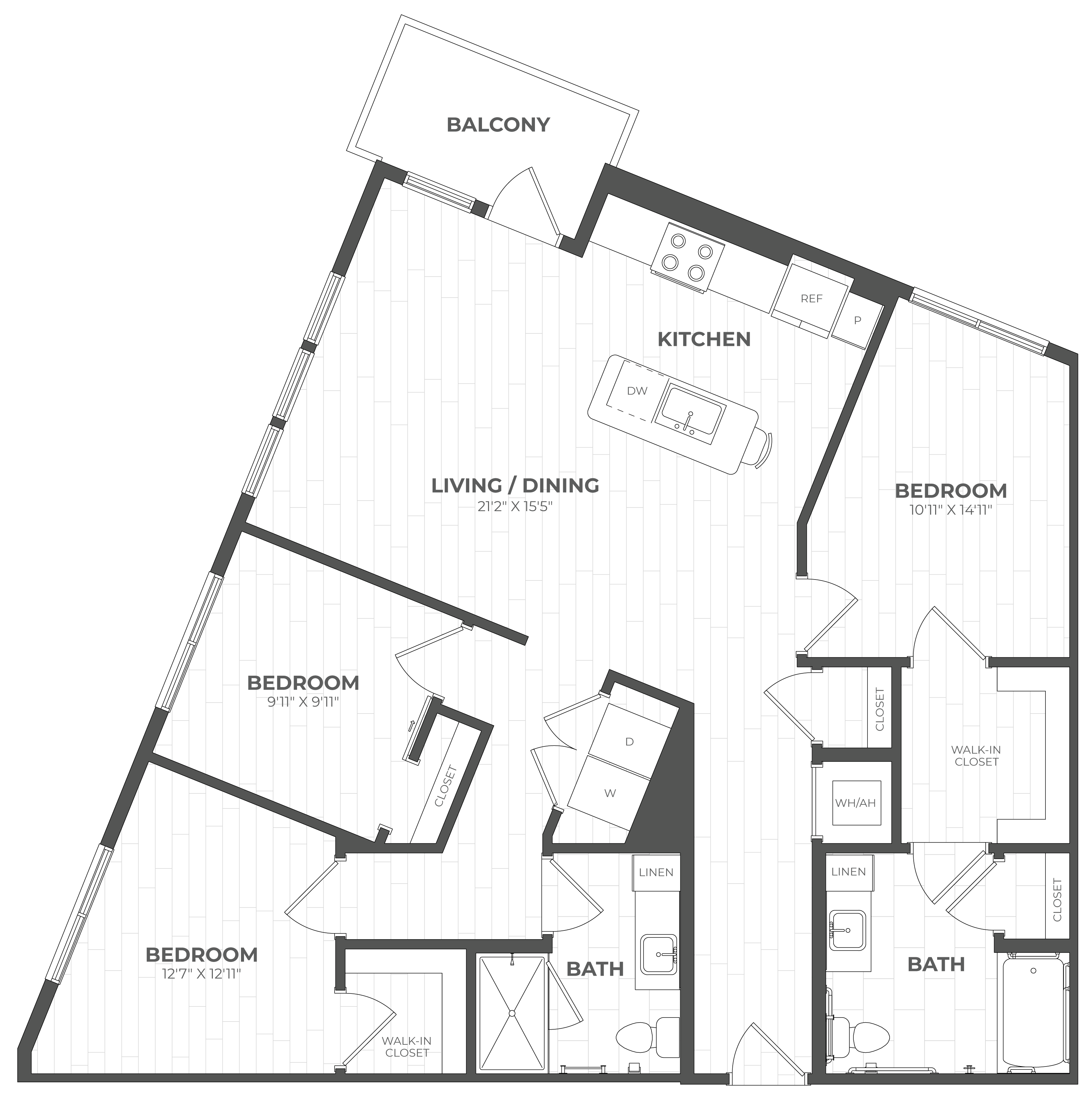 Floor Plan Image of Apartment Apt 404